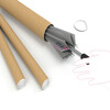 Single Flute Postal Tubes 50x330mm with End Caps A3/A4 Pack of 25
