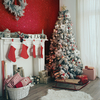 Coala Interior Film Glitter R8 Red Disco 1220mm x 50 Metre