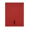 Rhino Plain Exercise Book Red Back Cover