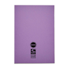 Rhino A4 Handwriting Book Purple Back