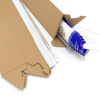 Single Flute Triangular Tube 127x127x750mm Self Seal