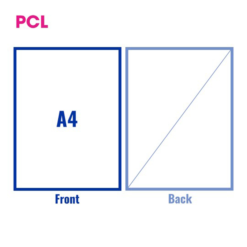 PCL Labels PCLA4DBS A4 Diagonal Slit Back | Antalis UK